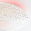 Brilliant Lucian Lampa Sufitowa LED Biały, 1-punktowy, Zdalne sterowanie, Zmieniacz kolorów