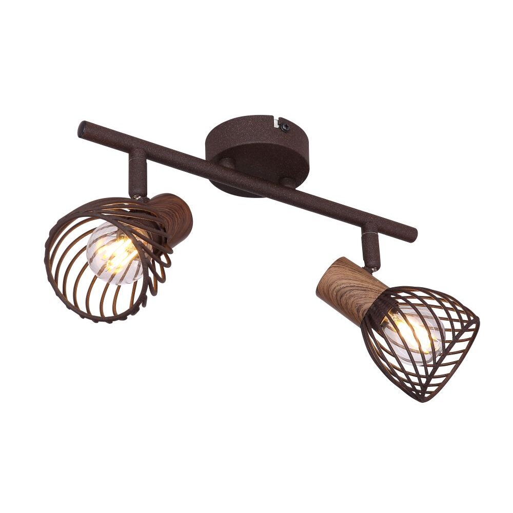 Lampa sufitowa Globo ISABELLE Rdzawy, 2-punktowe main product photo