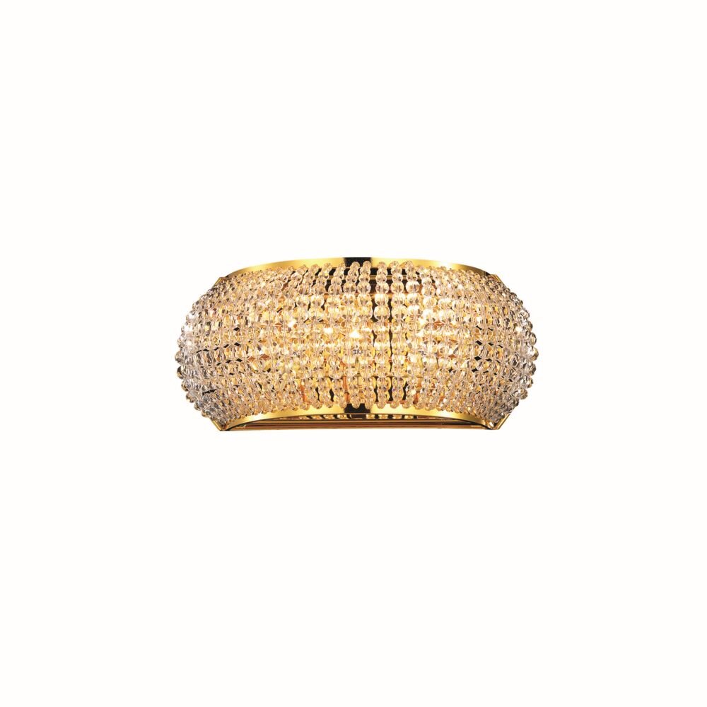 Ideal Lux PASHA Lampa ścienna Złoty, Kryształowa, 3-punktowe main product photo