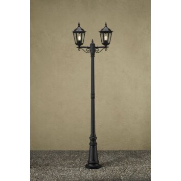 Konstsmide Firenze lampy stojące Czarny, 2-punktowe