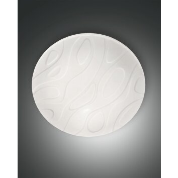 Fabas Luce Pop Lampa Sufitowa LED Biały, 1-punktowy, Zdalne sterowanie