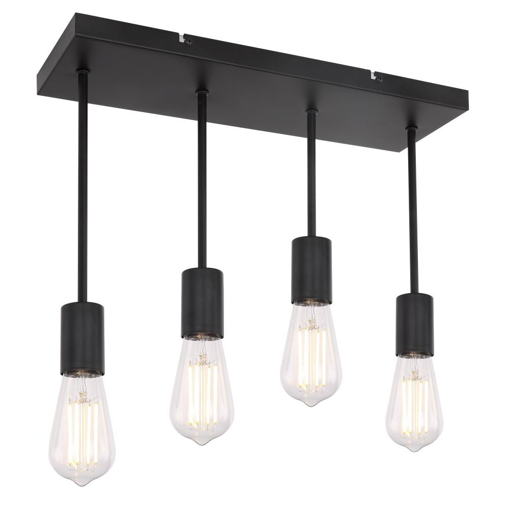 Globo DORBA Lampa Sufitowa Czarny, 4-punktowe main product photo