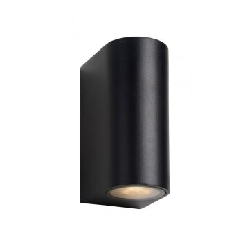 Lucide ZORA lampa ścienna LED Czarny, 2-punktowe