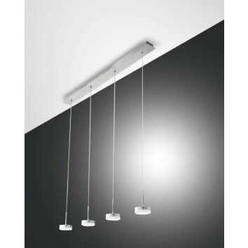 Fabas Luce Dunk Lampa Wisząca LED Aluminium, 4-punktowe