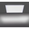 Leuchten Direkt FLAT Lampa Sufitowa LED Srebrny, 1-punktowy