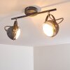 Foverup Lampa Sufitowa Chrom, Szary, 2-punktowe