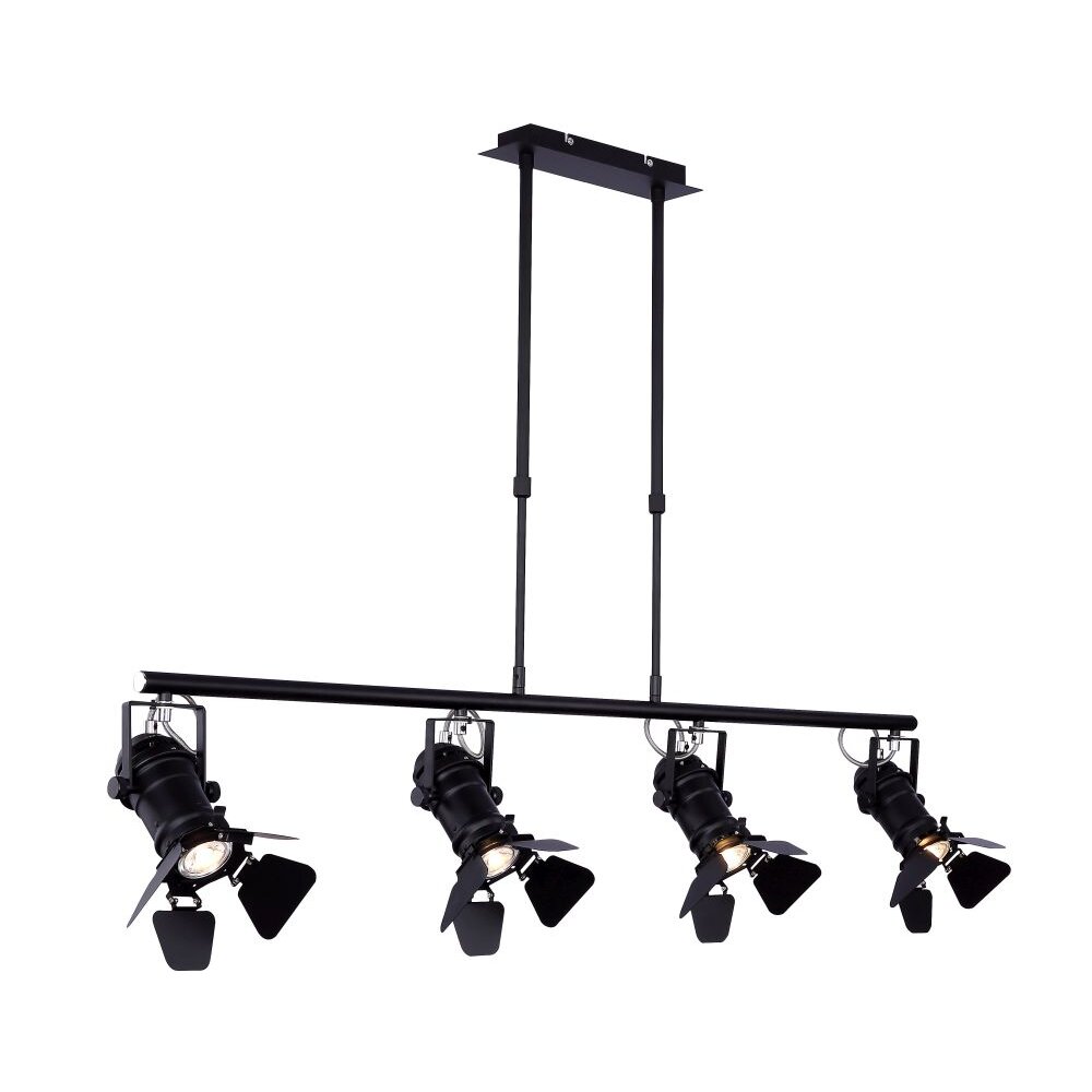 Lampa Wisząca Globo EGON Czarny, 4-punktowe main product photo
