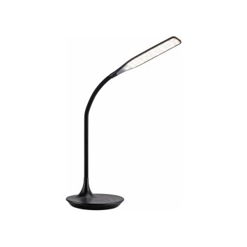 Leuchten-Direkt RAFAEL Lampa stołowa LED Czarny, 1-punktowy, Czujnik ruchu