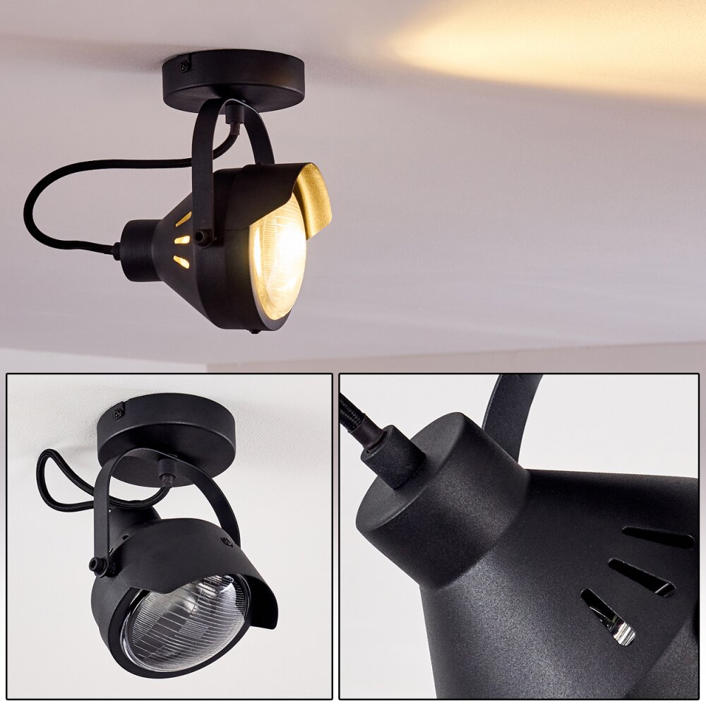 Rahway Lampa Sufitowa Czarny, 1-punktowy main product photo