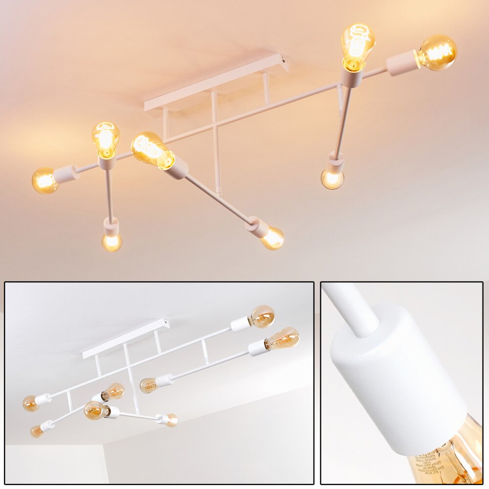 Cahaba Lampa Sufitowa Biały, 8-punktowe main product photo