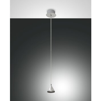 Fabas Luce Delta Lampa Wisząca LED Aluminium, 1-punktowy