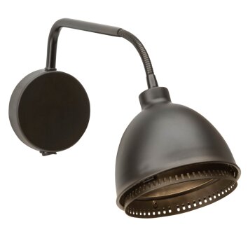 Brilliant Skirt Lampa ścienna czarny, 1-punktowy