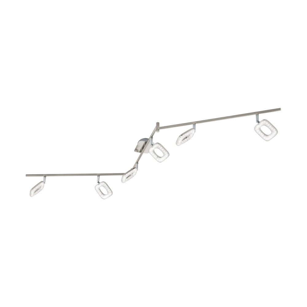 Eglo LITAGO CRYSTAL Lampa Sufitowa LED Kryształowa, Nikiel matowy, 6-punktowe main product photo