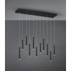 Trio Tubular Lampa Wisząca LED Czarny, 11-punktowe