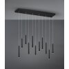 Trio Tubular Lampa Wisząca LED Czarny, 11-punktowe