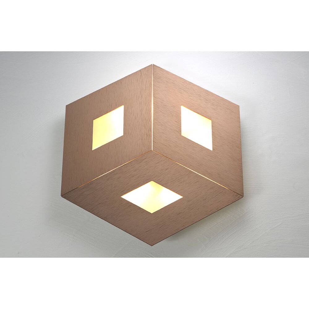 Bopp-Leuchten BOX COMFORT Lampa Sufitowa LED Złoty, Różowy, 3-punktowe main product photo