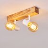 Barbengo Lampa Sufitowa jasne drewno, biały, 2-punktowe