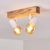 Barbengo Lampa Sufitowa jasne drewno, biały, 2-punktowe
