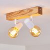 Barbengo Lampa Sufitowa jasne drewno, biały, 2-punktowe