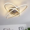 Krabi Lampa Sufitowa LED Nikiel matowy, 3-punktowe, Zdalne sterowanie