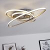 Krabi Lampa Sufitowa LED Nikiel matowy, 3-punktowe, Zdalne sterowanie
