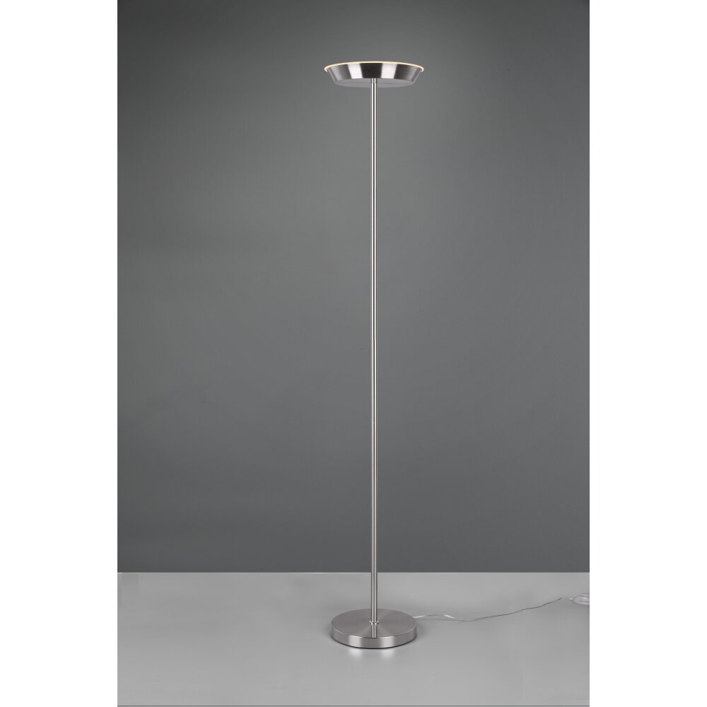 Reality Swona Lampa Stojąca LED Nikiel matowy, 1-punktowy, Zdalne sterowanie main product photo
