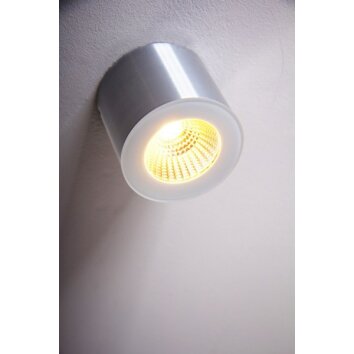 Helestra lampa sufitowa LED Aluminium, 1-punktowy