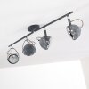 Foverup Lampa Sufitowa Chrom, Szary, 4-punktowe