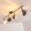 Foverup Lampa Sufitowa Chrom, Szary, 4-punktowe