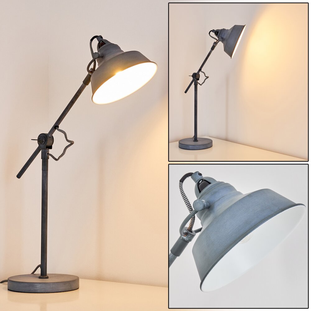 Luven Lampa stołowa Szary, 1-punktowy main product photo