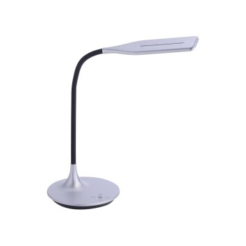 Leuchten-Direkt RAFAEL Lampa stołowa LED Srebrny, 1-punktowy, Czujnik ruchu