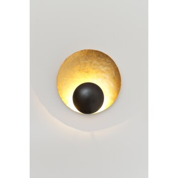 Holländer EVENTO PICCOLO Lampa ścienna LED Brązowy, Złoty, Czarny, 2-punktowe