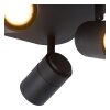 lampy sufitowe listwy Lucide LENNERT LED Czarny, 4-punktowe
