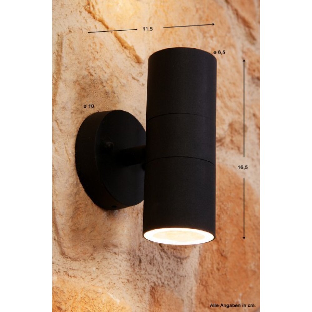 Konstsmide MODENA lampa ścienna Czarny, 2-punktowe main product photo