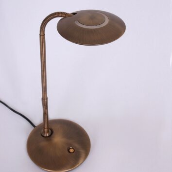 Steinhauer Zenith Lampa stołowa LED Brązowy, 1-punktowy