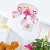 Brilliant Princess lampa owalna z reflektorkami Różowy, 3-punktowe