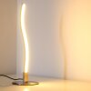 Leuchten-Direkt Wave Lampa stołowa LED Stal nierdzewna, 1-punktowy