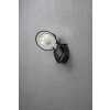 Konstsmide Prato Lampa ścienna LED Czarny, 1-punktowy, Czujnik ruchu