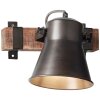 Lampa sufitowa Brilliant Plow Czarny, 1-punktowy