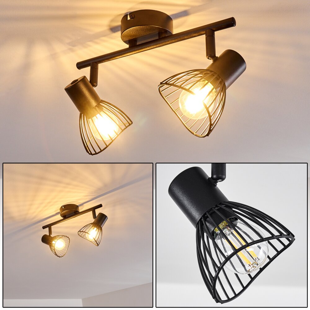 Holbol Lampa Sufitowa Czarny, 2-punktowe main product photo