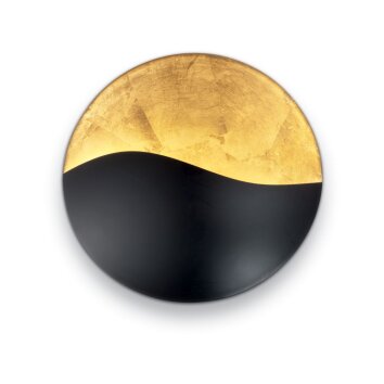 Ideal Lux SUNRISE Lampa ścienna Złoty, Czarny, 4-punktowe