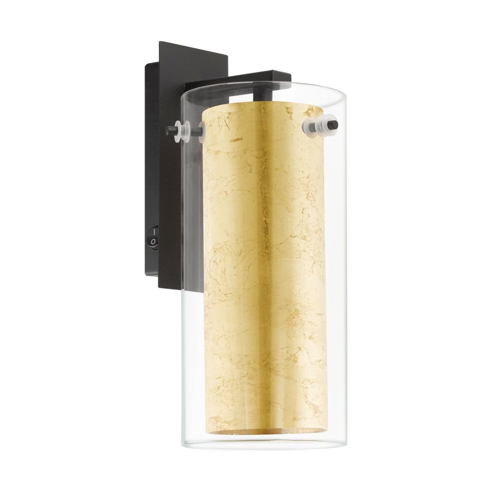 Eglo PINTO GOLD Lampa ścienna Czarny, 1-punktowy main product photo