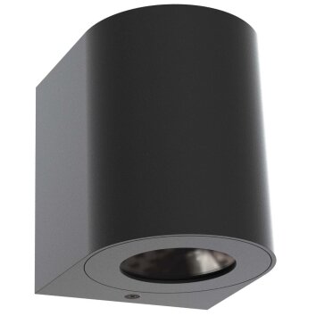 Nordlux CANTO Zewnętrzny kinkiet LED Czarny, 2-punktowe