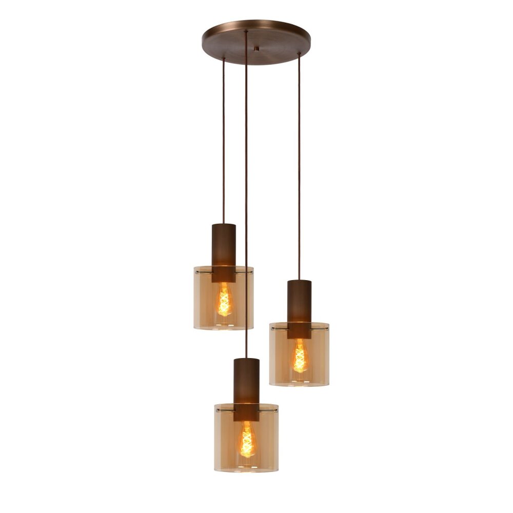 Lucide TOLEDO lampy panelowe Miedź, 3-punktowe main product photo