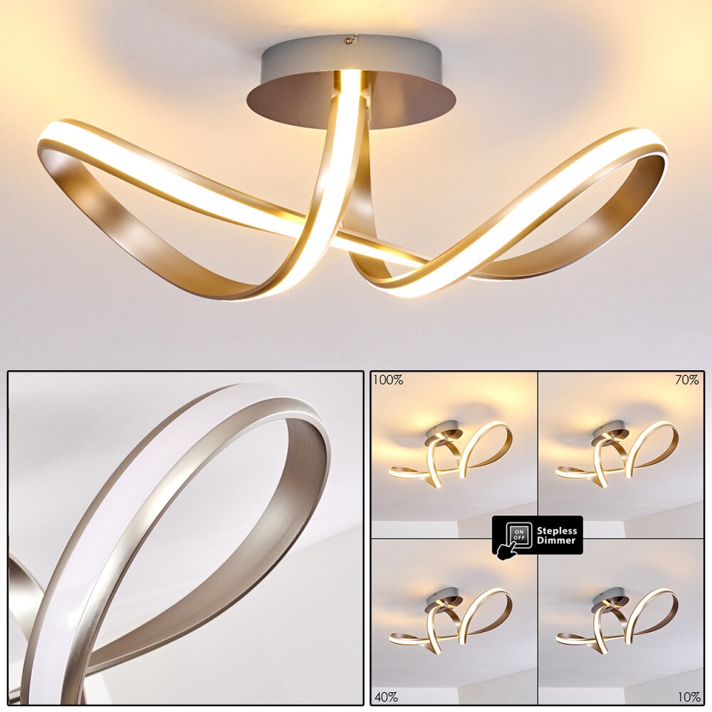 Woyens Lampa Sufitowa LED Stal nierdzewna, 1-punktowy main product photo