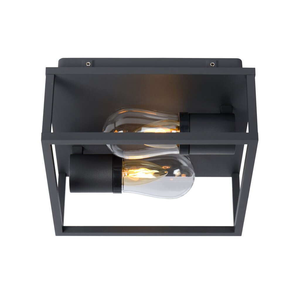 Lampa Sufitowa Lucide CARLYN Czarny, 2-punktowe main product photo