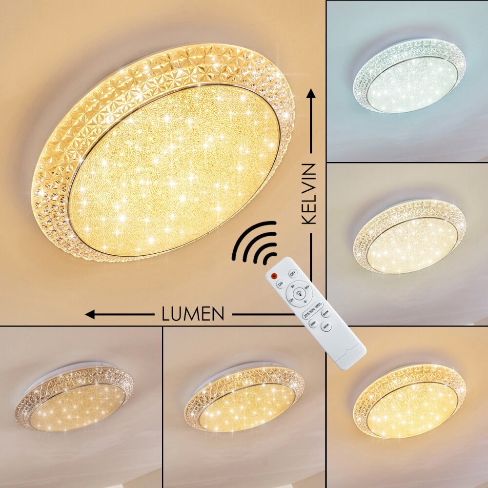 Litto Lampa Sufitowa LED Biały, 1-punktowy, Zdalne sterowanie main product photo