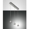 Fabas Luce Delta Lampa Wisząca LED Aluminium, 3-punktowe