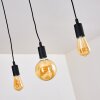 Hallabro Lampa Wisząca Czarny, 3-punktowe