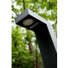 Lucide TEXAS zewnętrzna lampa słupek LED Czarny, 1-punktowy